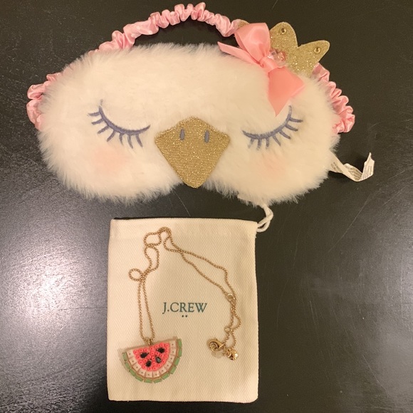 Crewcuts watermelon necklace & free earrings/sleepmask - Picture 5 of 9